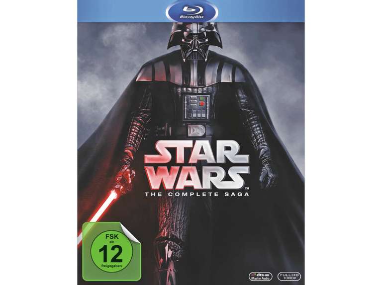 Star Wars Saga (Episode 1-6) auf Bluray für 49€ inkl. Versand [mediamarkt.de]