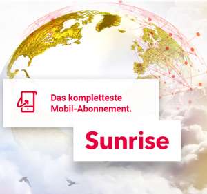 [Schweiz] Sunrise Handy Abo 55/Monat alles unlimitiert inkl. 2Gb im Ausland