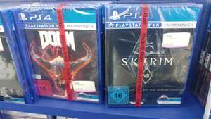 Doom VFR + Skyrim VR PS4 zusammen 55 Euro in Mediamarkt Magdeburg Bördepark