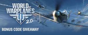 World of Warplanes 2.0: Free Premium Planes Code Giveaway (North America Only)