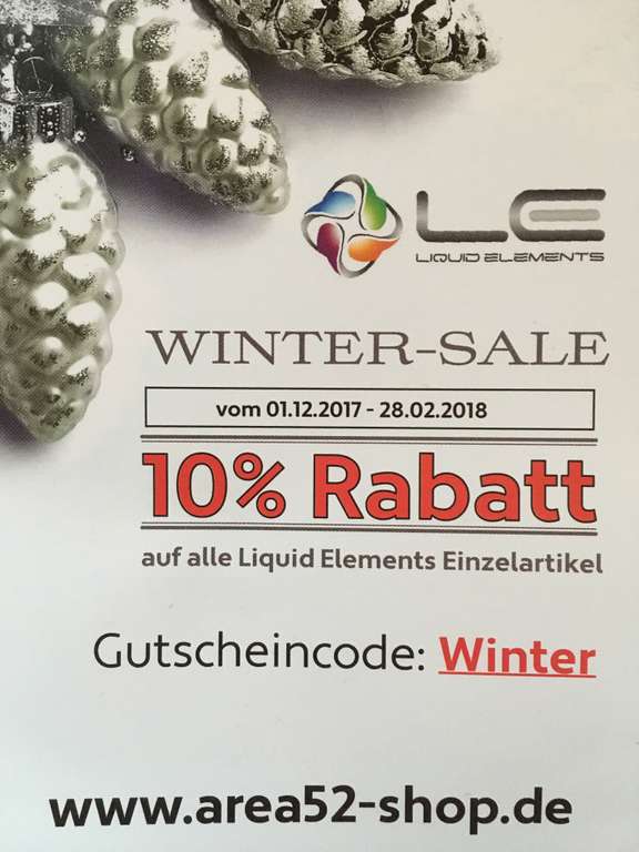 10% Gutschein Area52-Shop Liquid Elements LE Fahrzeugpflege
