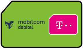 Mobilcom Debitel Telekom Magenta Mobil M (Allnet-Flat, SMS-Flat, Hotspot-Flat, 4GB bzw. 6GB LTE bei unter 26-jährigen) für 21,95€ / Monat