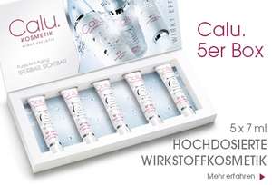 Calu. 5er-Box mit Kosmetik gratis & versandkostenfrei (Deutschland)