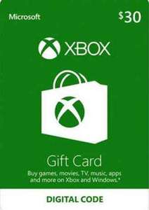 Xbox Live 30 USD Guthaben für 19,54€ (Gamesdeal)