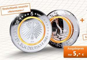 5 Euro Münze Deutschland 2018 für 8,95 "Subtropische Zone"