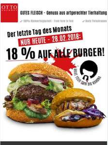 Otto Gourmet - 18% Auf Alle BURGER!