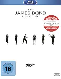 James Bond Collection Blu-ray + cinema (DE, Preis inkl. Spectre, d.h. alle 24 Filme) + Cinema Jahresabo
