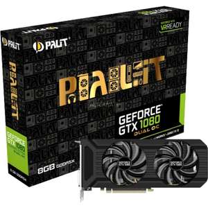 [Snogard] Palit GeForce GTX 1080 Dual OC, 8GB GDDR5X, DVI, HDMI, 3x DisplayPort (NEB1080U15P2D)