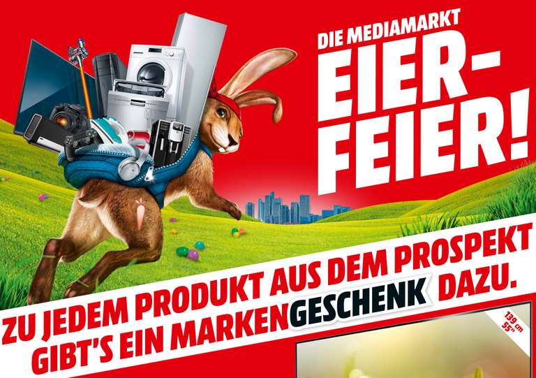 JETZT ONLINE! - Die große MediaMarkt Eier-Feier - Zu jedem Produkt ein MarkenGESCHENK dazu!