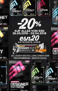 20 % auf ESN Produkte im Andro-Shop