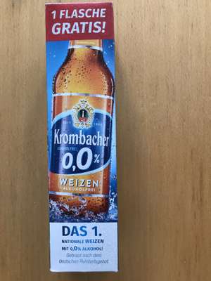 Lokal Oldenburg Combi Gratis Krombacher Weizen alkoholfrei