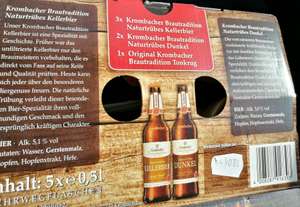 5 x 0.5l Krombacher + original Bierkrug (Lokal Neuss)