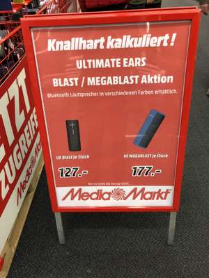 (Lokal) Bonn Media Markt Ultimate Ears Megablast und Blast