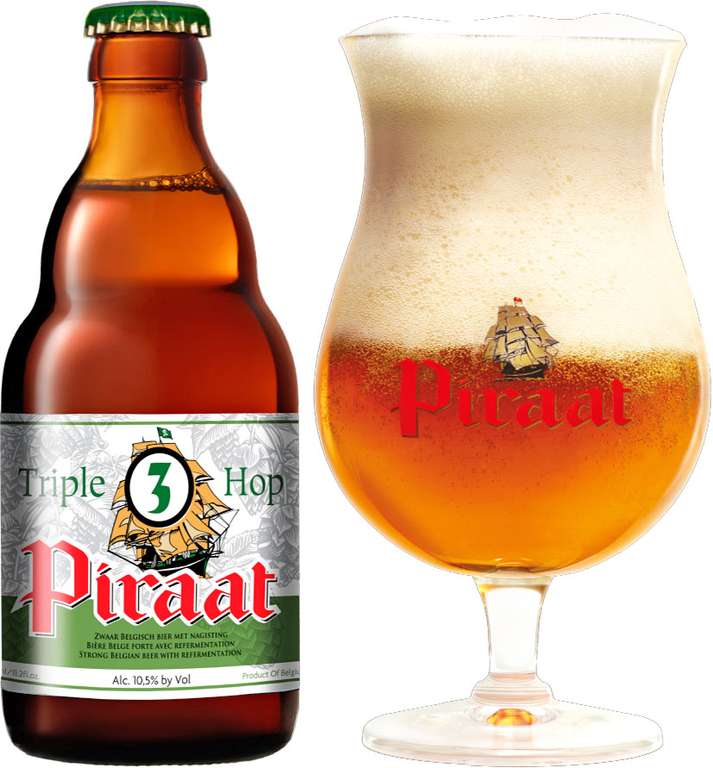 Belgisches Spitzenbier " Piraat " mit 10,5 Vol%, 4 Flaschen nur 4,99€ (Lidl)