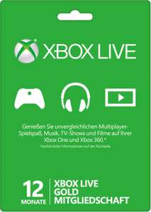 Xbox Live Gold 12 Monate Mitgliedschaft [VPN Brasilien]