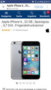 IPhone 6 32 Gb in Space Grey bei Real