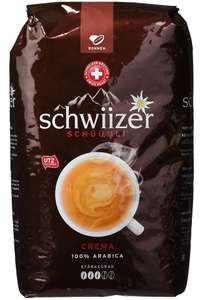 Schwiizer Schüümli Crema Ganze Kaffeebohnen 4 x 1kg) 8,75 eur/kg