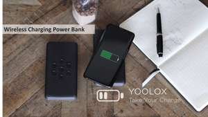 Qi Wireless Charging Powerbank - 10.000 mAH - Quick charge 3.0, Power Delivery 3.0
