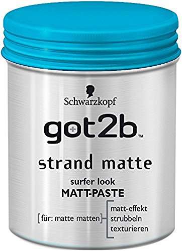 (Prime-Day) Schwarzkopf Got2b Strand Matte, 6er Pack (6 x 100 ml)