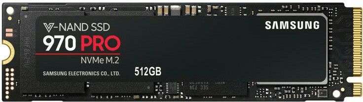 Samsung 970 PRO Intern SSD M.2 PCIe NVMe (MLC) - 512 GB (eBay-Saturn)