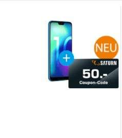 HONOR 10, Smartphone, 64 GB, 5.84 Zoll, Dual SIM in 4 Farben für je 339,-€ + 50,-€ Saturn Coupon [Saturn]