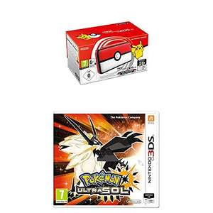 Nintendo New 2DS XL Pokeball Edition + Pokemon: Ultrasonne (3DS) für 137,88€ (Amazon ES)
