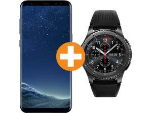 [Saturn Österreich] SAMSUNG Galaxy S8+ Midnight Black mit Smartwatch Gear S3 Frontier Black für 509,-€