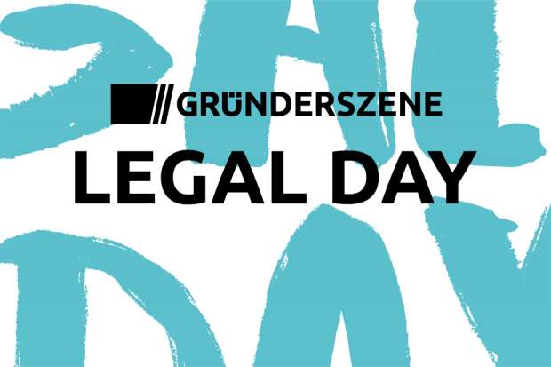 25 % auf Tickets zum "Legal Day" in Berlin für Gründer und Startups