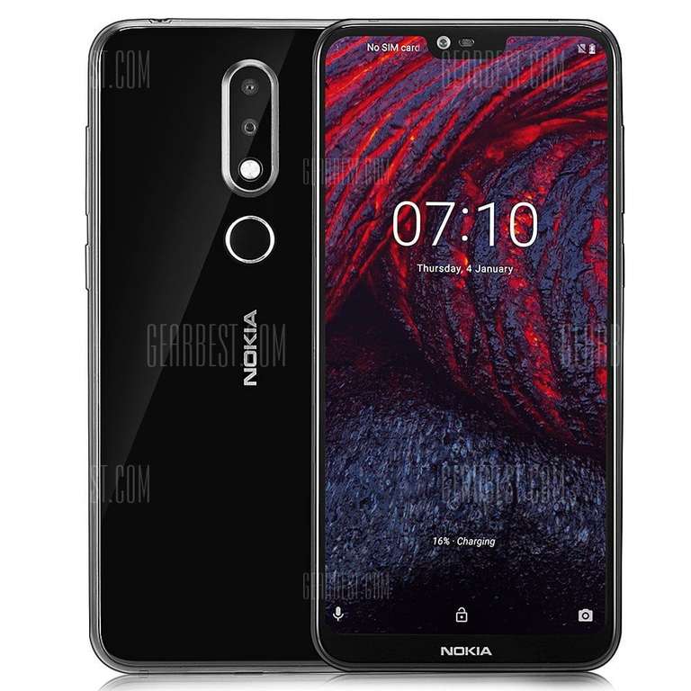 [Gearbest] Nokia X6 4/64GB | Android 8.1 | ohne Band 20 inkl. German Priority Versand