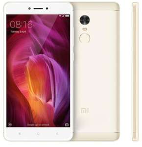 Xiaomi Redmi Note 4 Global Edition 5.5-inch 3GB RAM 32GB ROM Snapdragon 625  Smartphone Gold(EU Charger)