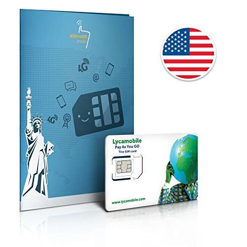 USA Reisesim - 30 Tage mit 4 GB und Telefonflat nach Deutschland