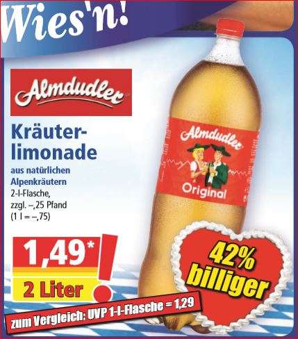 Almdudler 2 Liter-Flasche für 1,49 Euro [Norma]