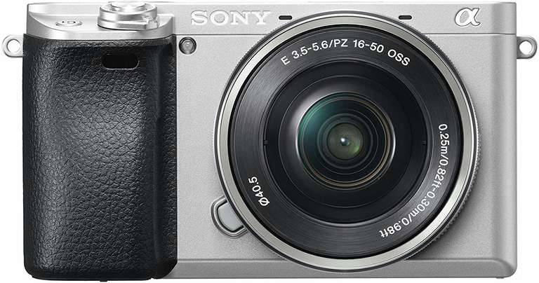 Sony Alpha 6300 Kit SystemKamera silber mit 16-50 mm Objektiv (Amazon.es)