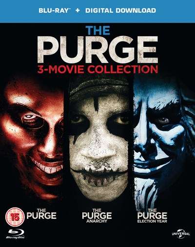 The Purge Filme 1-3 auf Blu-ray für 8,10€ (Zoom)