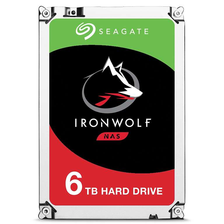 Seagate IronWolf 6 TB Festplatte (SATA 6 GB/s, 3,5")