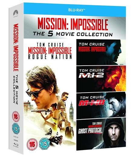 Mission: Impossible Collection 1-5 (Blu-ray) für 9,14€ (Zoom.co.uk)