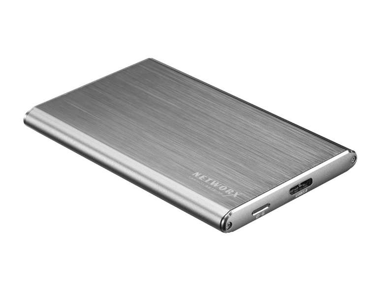 Networx HDD Gehäuse (2,5") mit Aluminiumgehäuse für 2,99€ (Gravis Filialen)