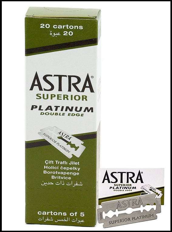 ASTRA Platinum Rasierklingen 500 Stück für 32,45€ inkl. Versand