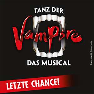 Köln Musical Tanz der Vampire ab 34,90 € (PK3) für Vorstellungen bis 28.9, höhere PK verfügbar