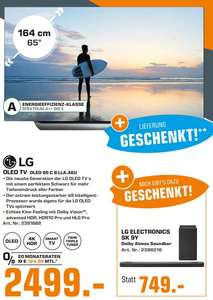 [LOKAL Berlin/ Potsdam] LG OLED65C8 + LG SK 9Y + kostenlose Lieferung @Saturn
