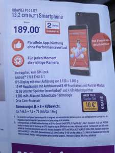 [Aldi Nord] 189,00 € Huawei P10 Lite bei Aldi (Nord)