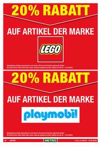 [Metro offline] 20% Rabatt auf Lego u.A. Spielzeuge und Fahrräder