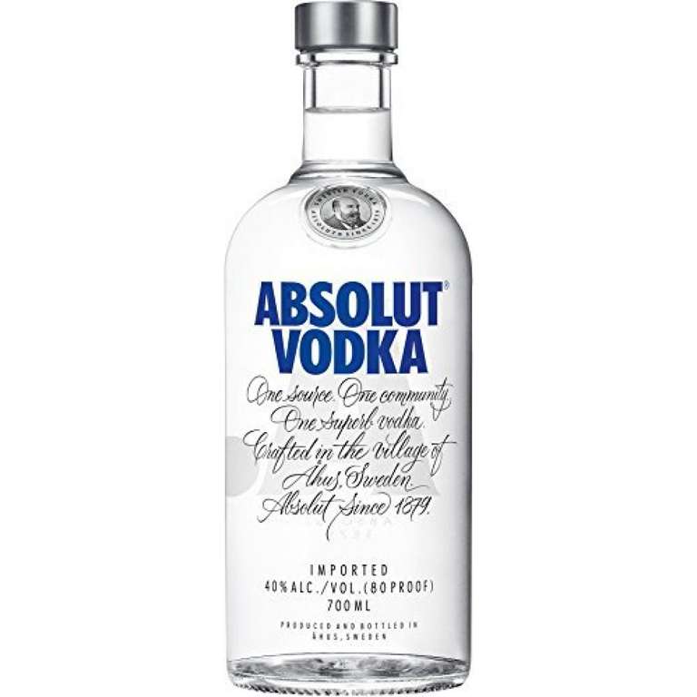 3x Absolut Vodka 0,7l für 27,99 € inkl. Versand