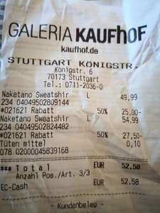 Naketano Pullis bei Galeria Kaufhof [lokal Stuttgart]