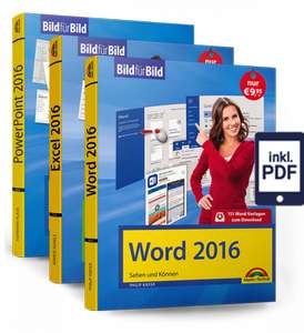 Word + Excel + PowerPoint 2016 Sehen und Können​, Bücher + PDFs