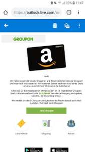 [Groupon] 5 € Amazon Gutschein für nächsten Einkauf