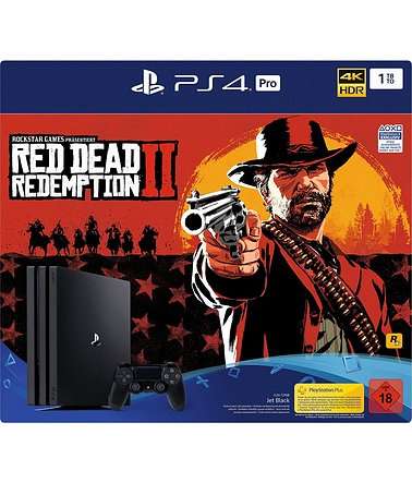PlayStation 4 Pro 1TB Bundle inkl. Red Dead Redemption 2 für 386,54 inkl. Versandkosten