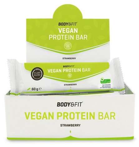 Vegan Protein Bars 24 x 60g - Proteinriegel mit 19,8g Eiweiß