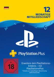 PlayStation Plus 12 Monate für 38,24€ für Plus Mitglieder