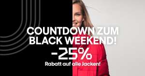 Black Weekend Deal @Stadium 25% auf alle normalpreisigen Jacken